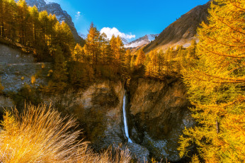 Картинка природа водопады простор