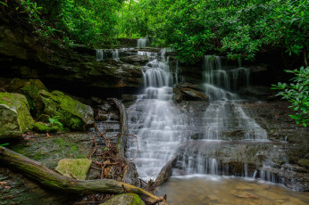 Картинка природа водопады простор