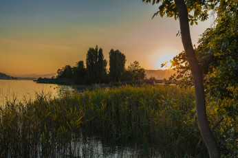 Картинка природа восходы закаты простор