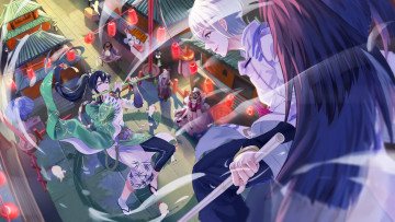 Картинка аниме onmyouji shan-n