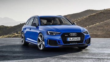 Картинка audi+rs-4+avant+2018 автомобили audi 2018 avant rs-4