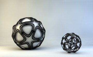 Картинка 3д+графика моделирование+ modeling фон шары