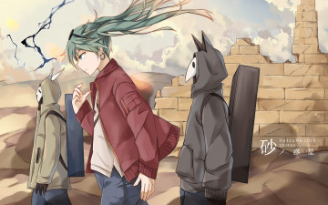 Картинка аниме vocaloid девушка