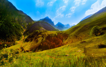 Картинка природа горы простор