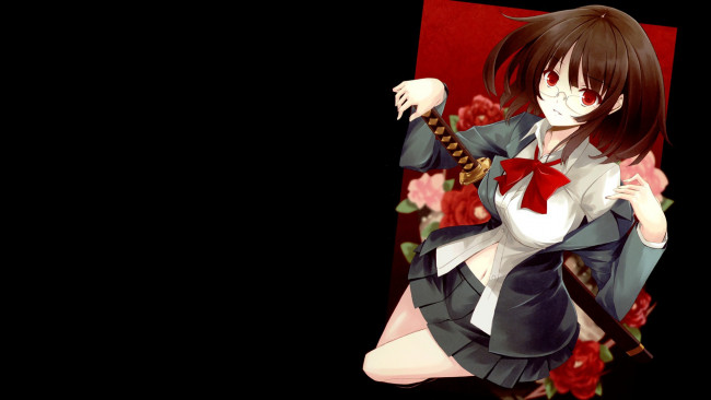 Обои картинки фото аниме, оружие,  техника,  технологии, anime, ken, katana, japanese, sword, bishojo, blade