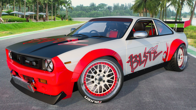 Обои картинки фото автомобили, 3д, автомобиль, фон