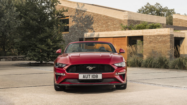Обои картинки фото ford mustang cabrio 2018, автомобили, ford, 2018, cabrio, mustang