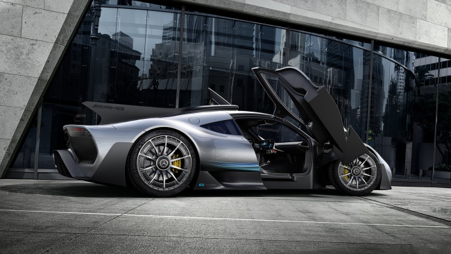 Обои картинки фото mercedes-benz amg project one 2017, автомобили, mercedes-benz, amg, 2017, one, project