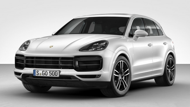 Обои картинки фото porsche cayenne turbo 2018, автомобили, porsche, 2018, turbo, cayenne