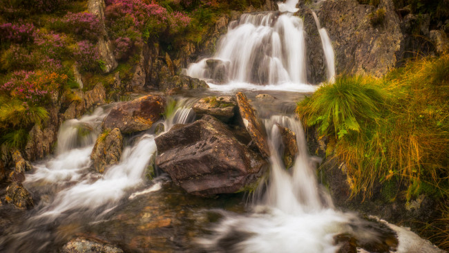 Обои картинки фото природа, водопады, простор