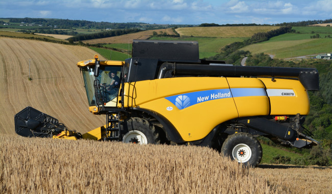 Обои картинки фото техника, комбайны, new, holland
