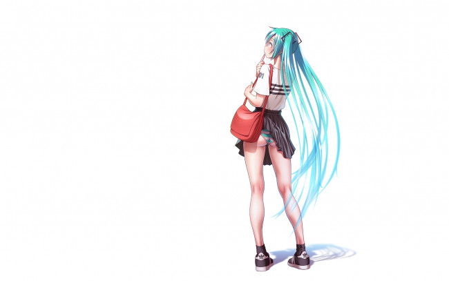 Обои картинки фото аниме, vocaloid, hatsune, miku