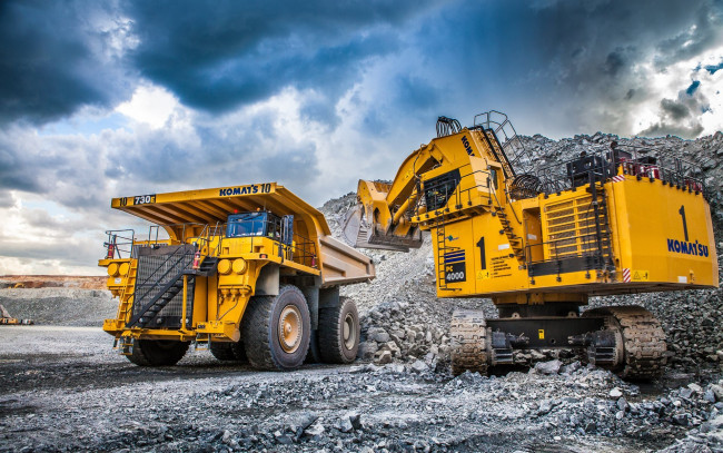 Обои картинки фото техника, экскаваторы, экскаватор