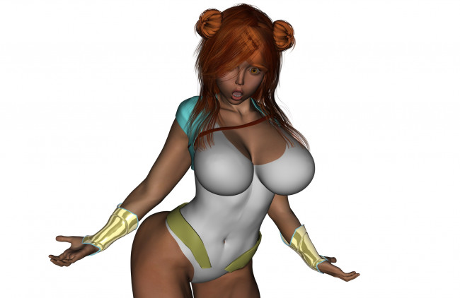 Обои картинки фото 3д графика, люди , people, девушка, взгляд, фон