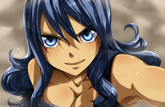 Обои картинки фото аниме, fairy tail, juvia, lockser