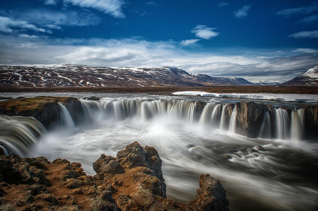 Обои картинки фото природа, водопады, простор