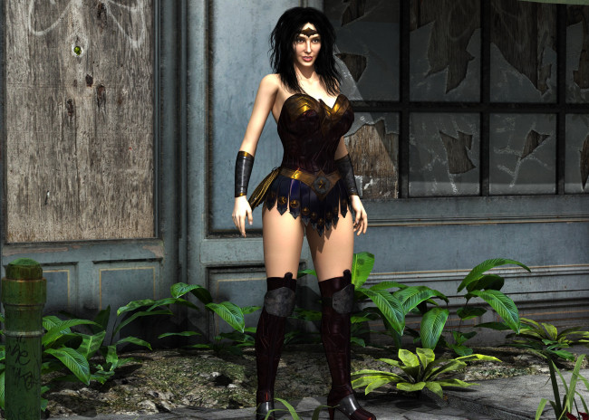 Обои картинки фото 3д графика, фантазия , fantasy, фон, взгляд, девушка