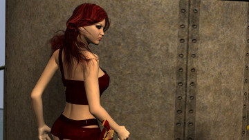 Картинка 3д+графика фантазия+ fantasy фон взгляд девушка