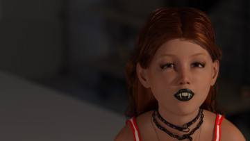 Картинка 3д+графика существа+ creatures фон взгляд девушка