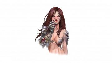 Картинка рисованное комиксы девушка фон взгляд