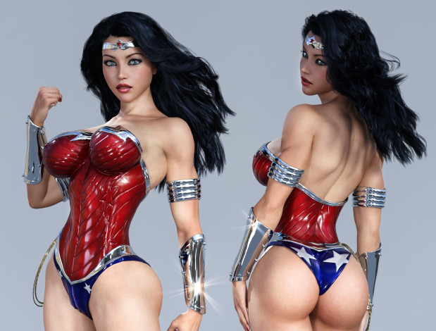 Обои картинки фото 3д графика, люди , people, фон, взгляд, девушка