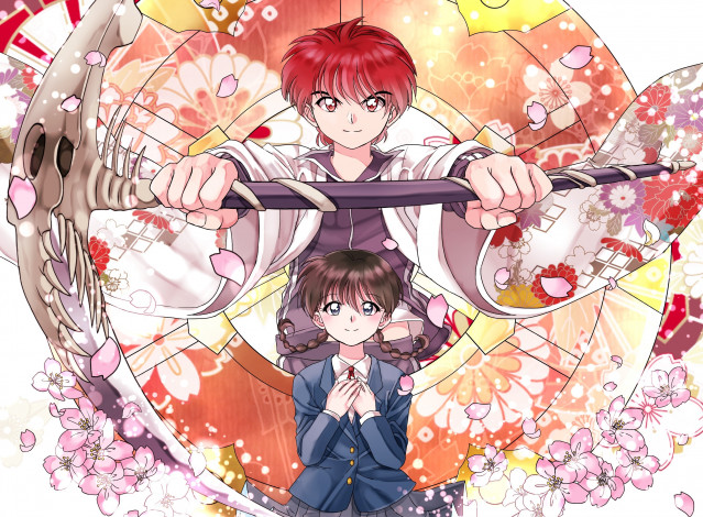 Обои картинки фото аниме, kyoukai no rinne, kyoukai, no, rinne