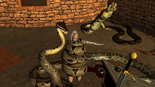 Обои картинки фото 3д графика, фантазия , fantasy, фон, взгляд, девушка