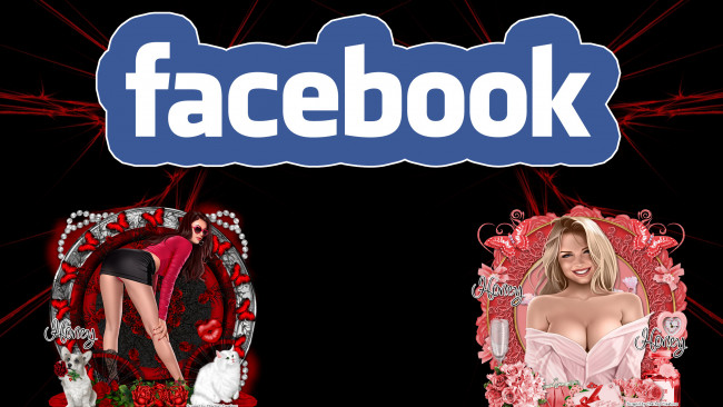 Обои картинки фото компьютеры, facebook, фон, логотип