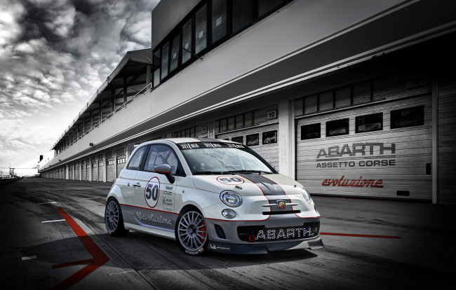 Обои картинки фото автомобили, fiat, abarth
