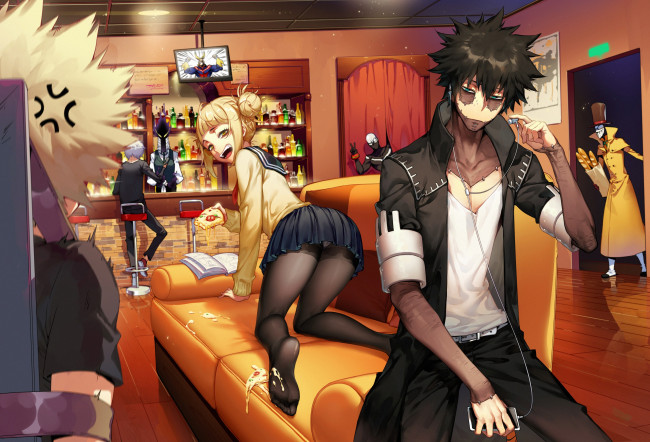 Обои картинки фото аниме, boku no hero academia, моя, геройская, академия