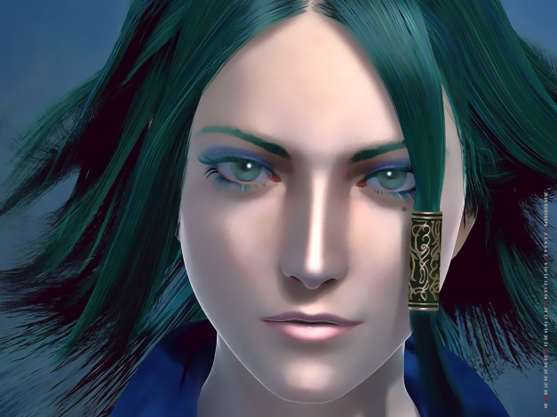 Обои картинки фото календари, рисованные,  векторная графика, взгляд, calendar, 2019, лицо, девушка