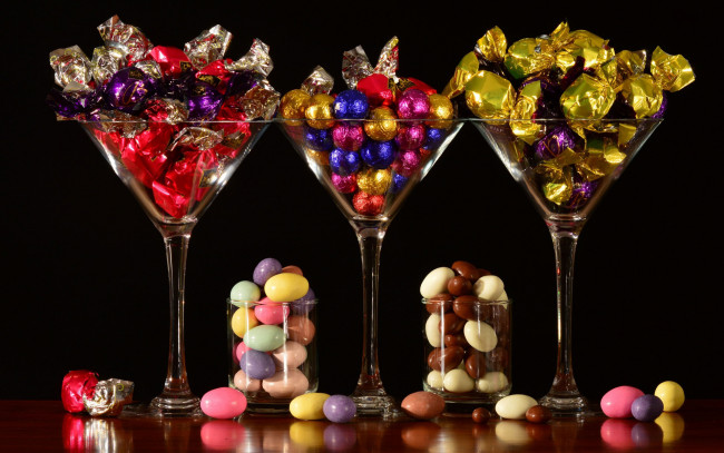 Обои картинки фото еда, конфеты,  шоколад,  сладости, драже, шоколадные