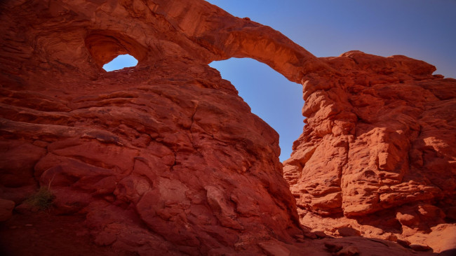 Обои картинки фото turret arch, arches national park, utah, природа, горы, turret, arch, arches, national, park
