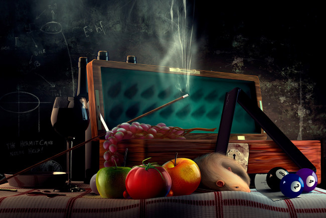 Обои картинки фото 3д графика, другое , other, натюрморт