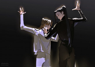 Картинка аниме tian+guan+ci+fu танцы