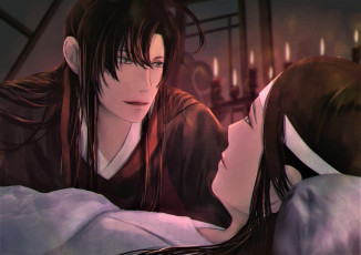 Картинка рисованное кино +мультфильмы вэй усянь лань ванцзи