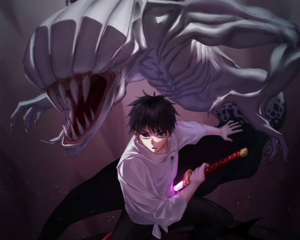 Обои картинки фото аниме, jujutsu kaisen, jujutsu, kaisen