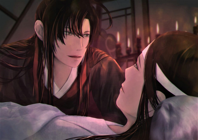 Обои картинки фото рисованное, кино,  мультфильмы, вэй, усянь, лань, ванцзи