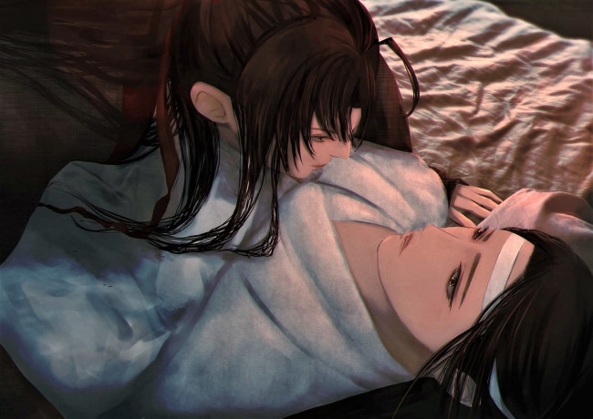 Обои картинки фото рисованное, кино,  мультфильмы, вэй, усянь, лань, ванцзи