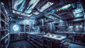 Картинка 3д+графика _science+fiction нейросети графика нейроарт ai art нейронные сети рисунки нейро искусство