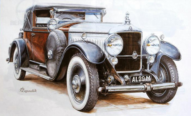 Обои картинки фото рисованное, авто, мото, автомобиль, ретро