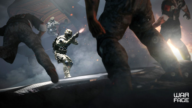 Обои картинки фото видео игры, warface, спецназ, оружие, бой, транспорт