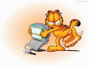 Картинка мультфильмы garfield