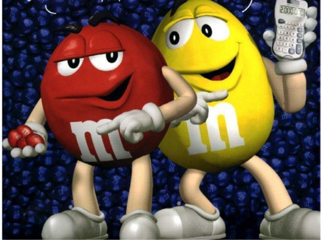 Обои картинки фото бренды, m&m