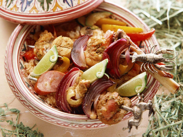 Обои картинки фото еда, шашлык, барбекю