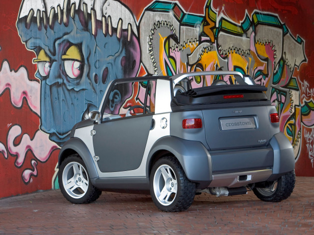 Обои картинки фото smart, crosstown, автомобили