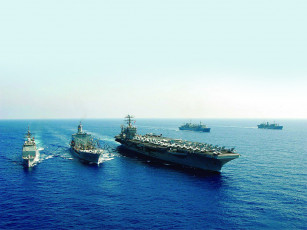 обоя корабли, разные, вместе