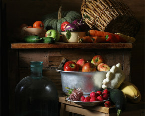 Картинка ира быкова урожай 2009 еда натюрморт