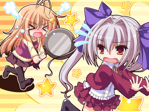 Обои картинки фото аниме, mikagami, mamizu