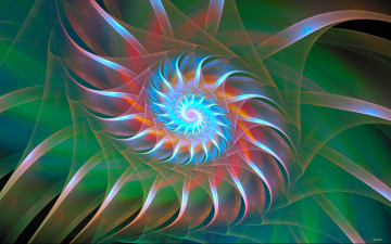 Картинка 3д графика fractal фракталы